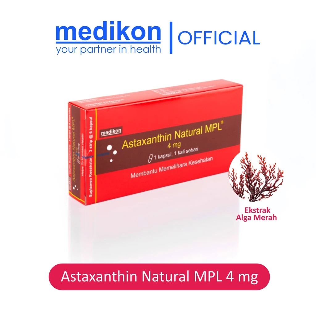 Astaxanthin Natural MPL 4 mg
