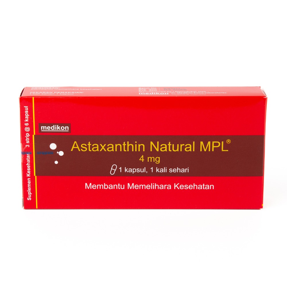 Astaxanthin Natural MPL 4 mg