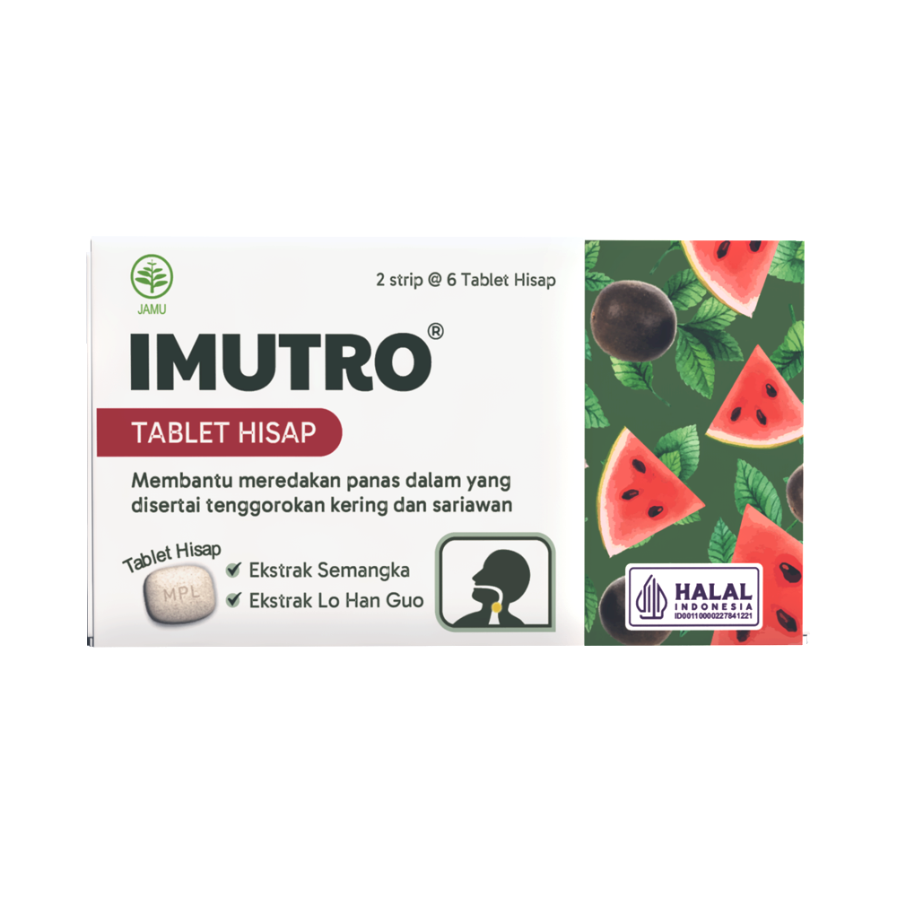 Imutro Tablet Hisap Ekstrak Semangka & Lo Han Kuo