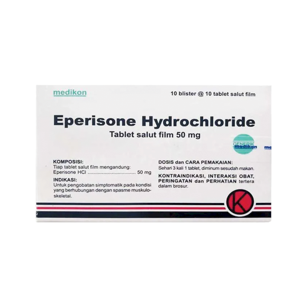 Eperisone HCL 50mg