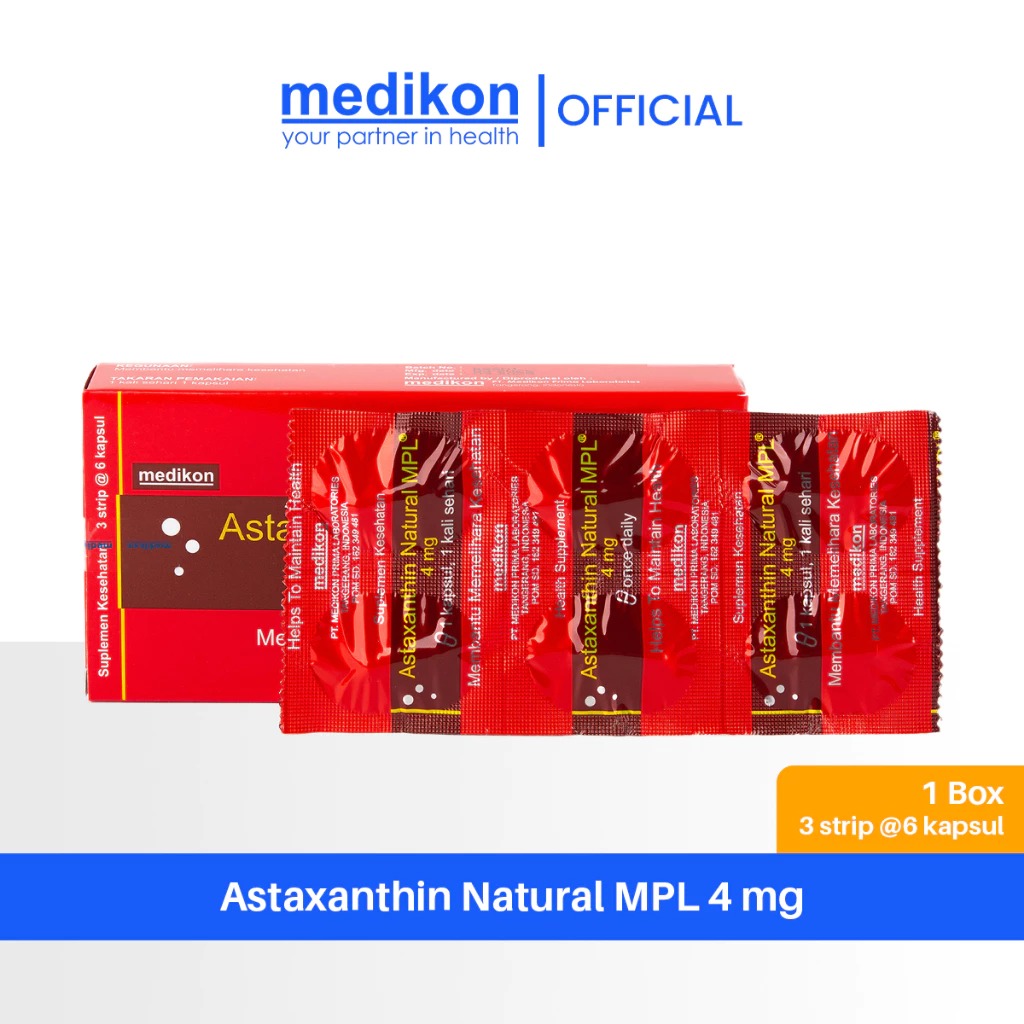 Astaxanthin Natural MPL 4 mg