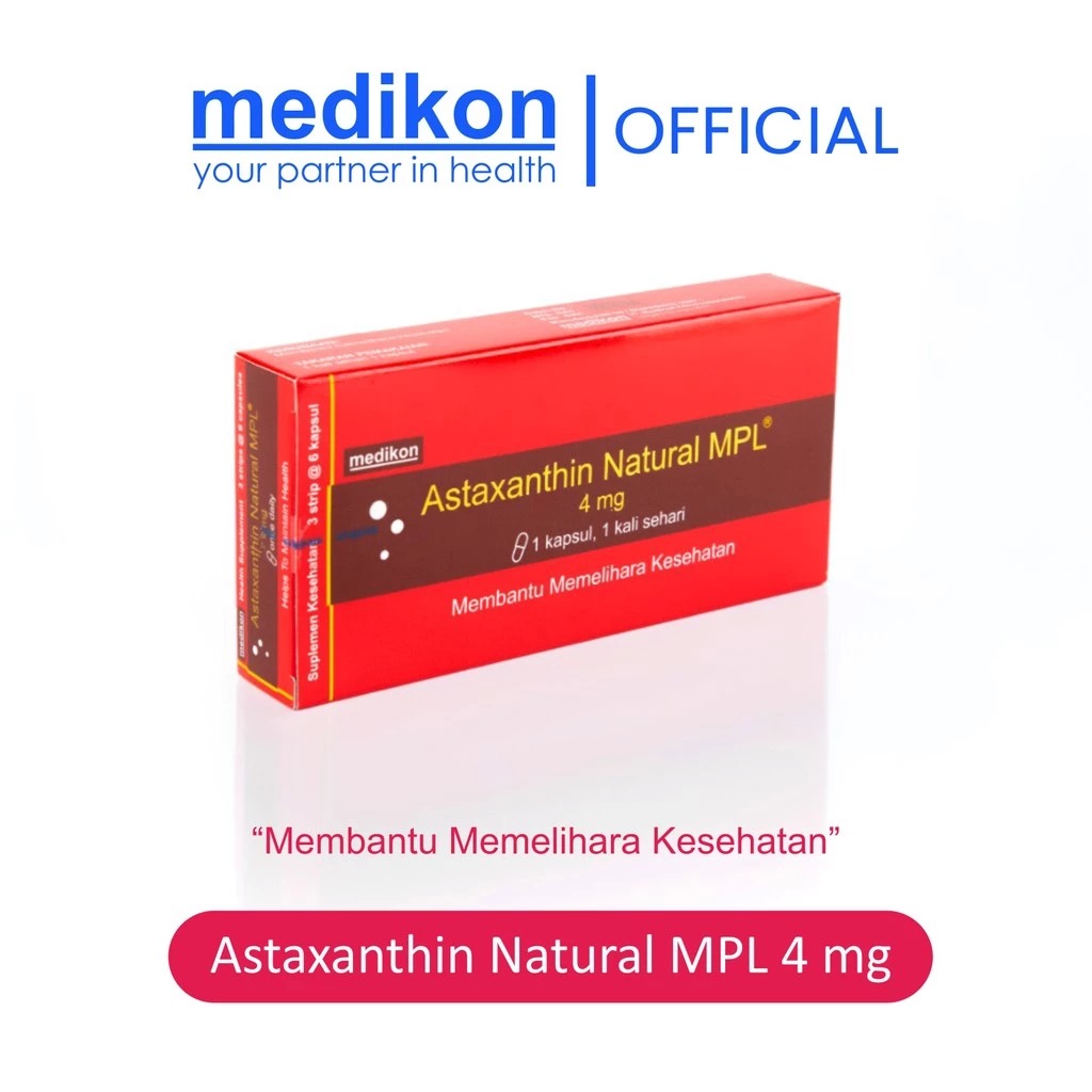 Astaxanthin Natural MPL 4 mg